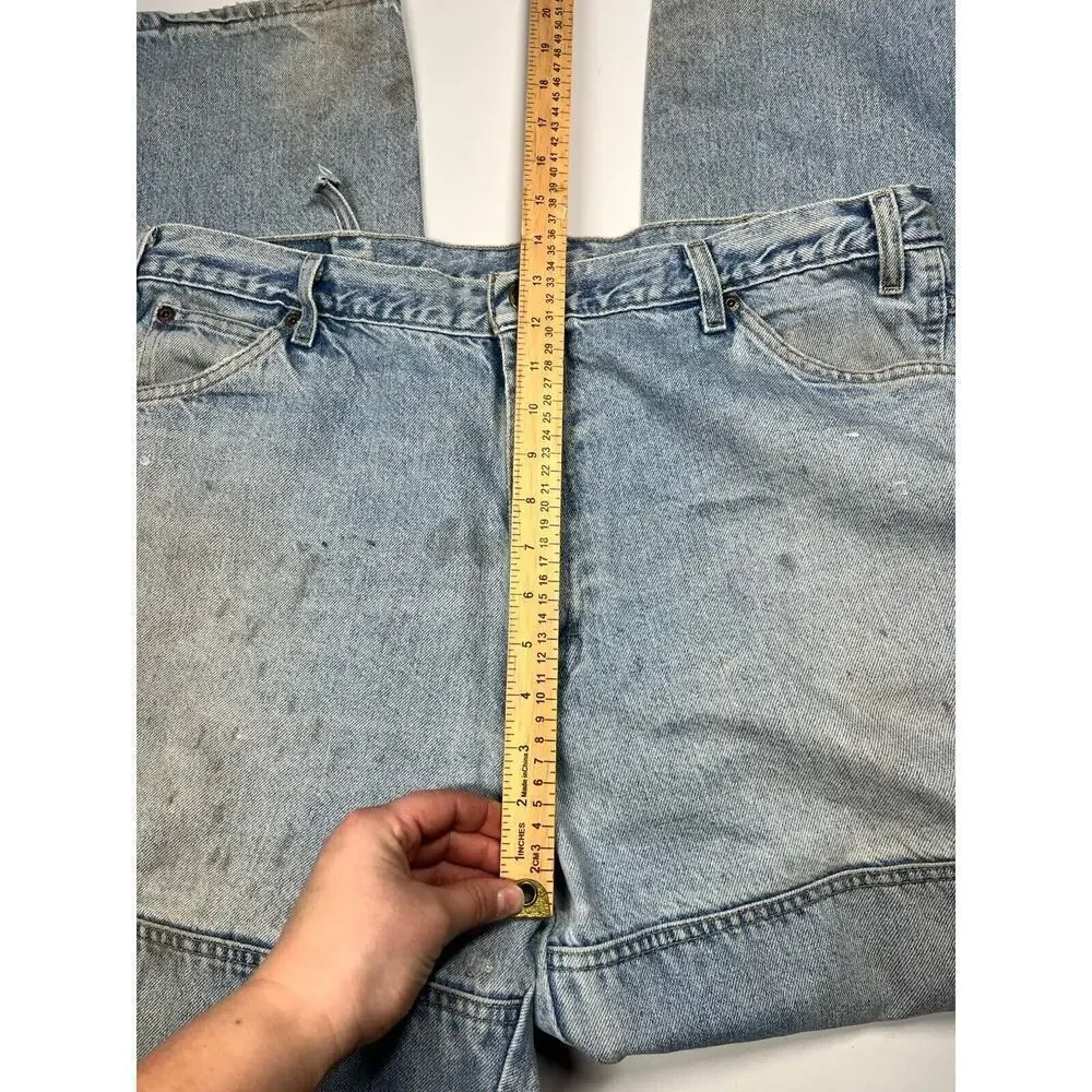 Vintage Dickie Double Knee Carpenter Straight Leg Work Jean Size 36? READ BELOW - Picture 3 of 7